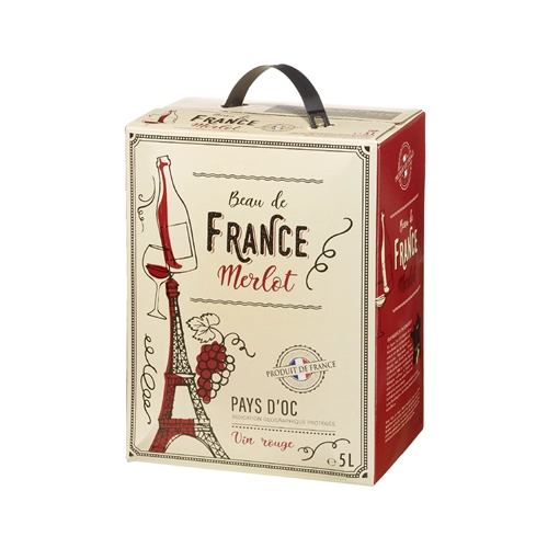 Beau de France Merlot (Bag In Box) 5L